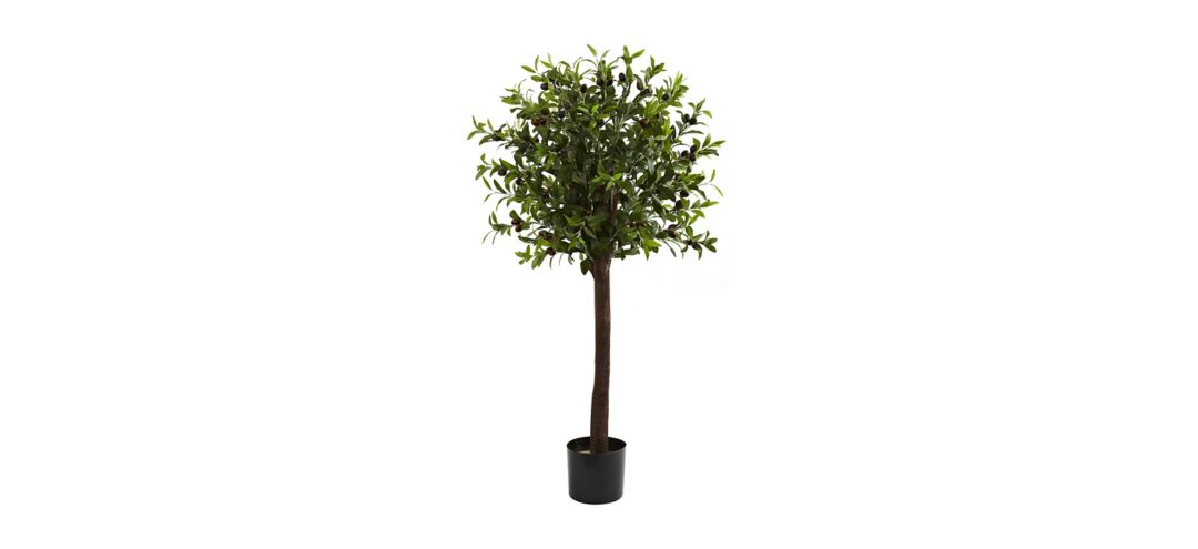 4ft. Olive Artificial Topiary Silk Artificial Tree