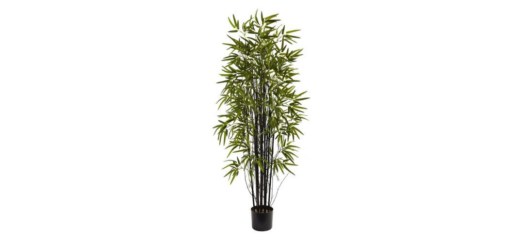 141154180 5ft. Black Bamboo Artificial Tree sku 141154180