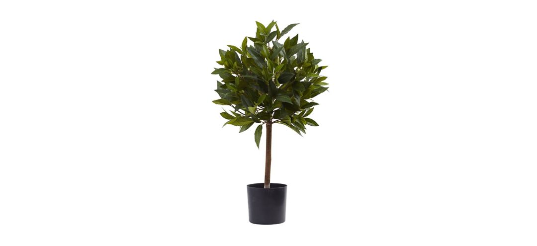 141154640 2ft. Sweet Bay Mini Ball Artificial Topiary sku 141154640