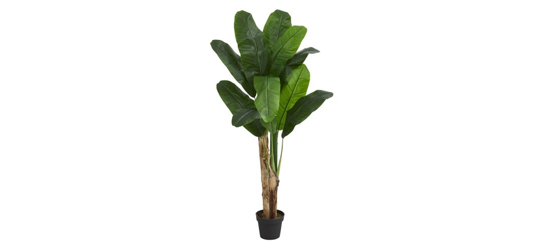 141155760 4ft. Double Stalk Banana Artificial Tree sku 141155760