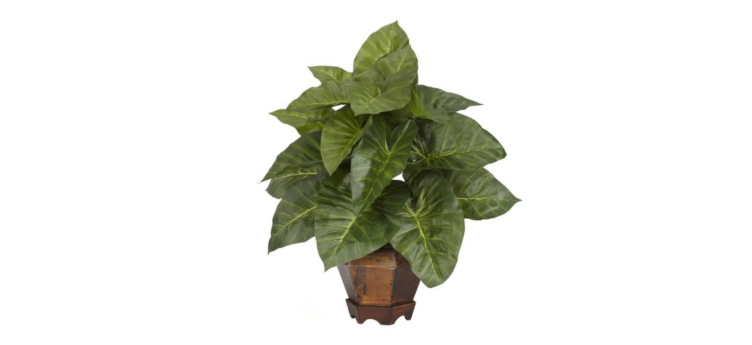 141166690 Taro with Vase Silk Plant sku 141166690