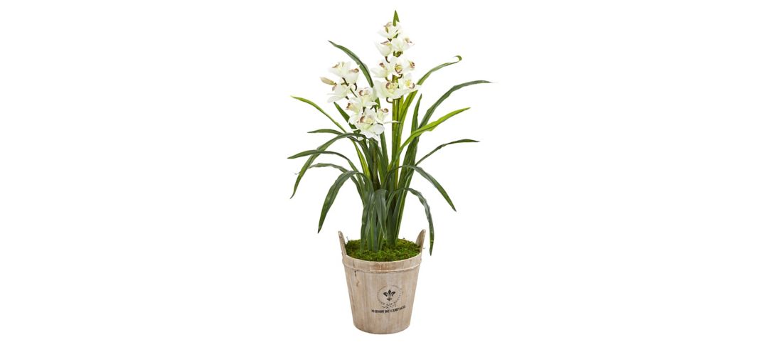 9479 3.5ft. Cymbidium Orchid Artificial Plant sku 9479