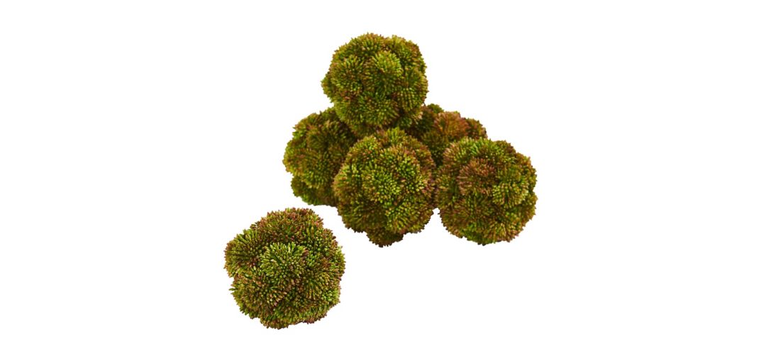 175142210 4in. Sedum Artificial Succulent Artificial Spheres sku 175142210