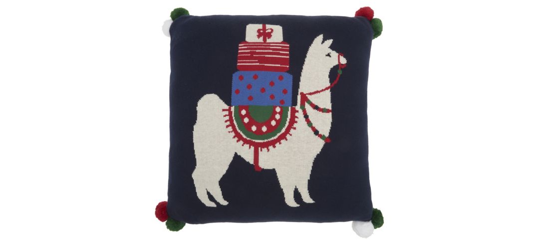135040740 Home For the Holidays Llama with Presents Accent P sku 135040740