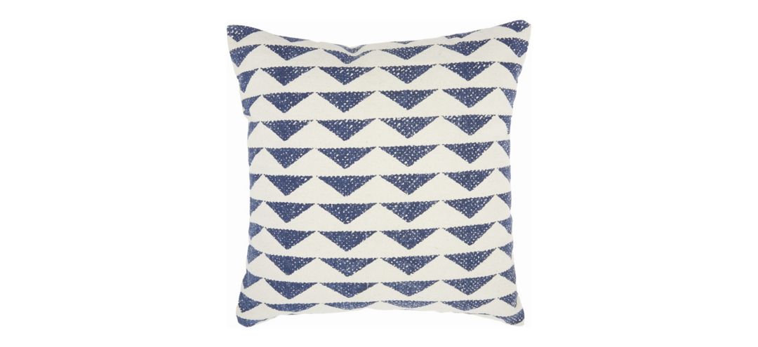 Nourison Printed Triangles Throw Pillow