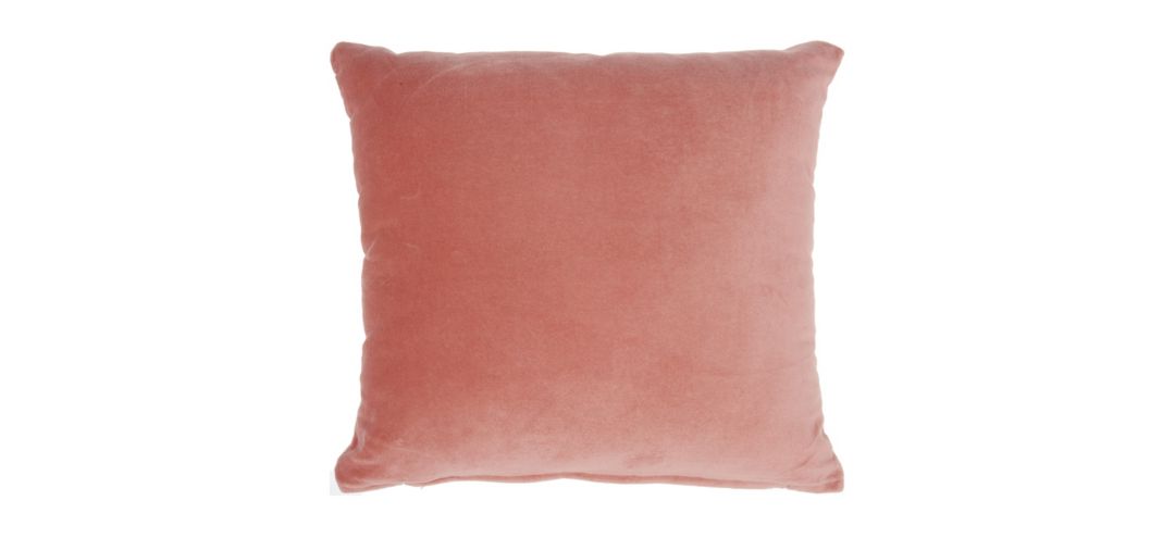 Nourison Solid Velvet Throw Pillow