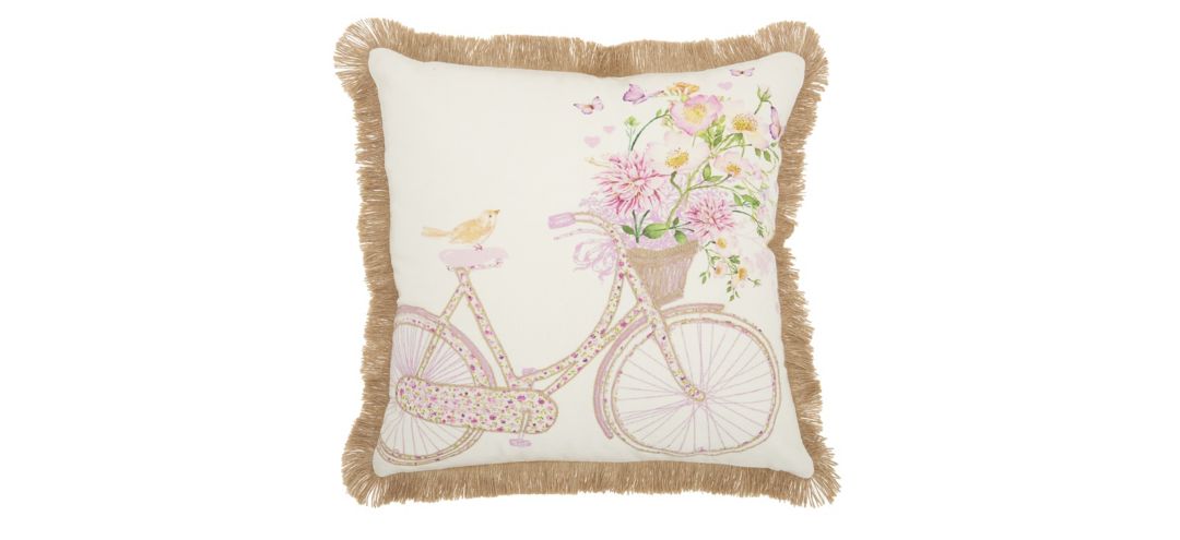 Mina Victory Bicycle Throw Pillow