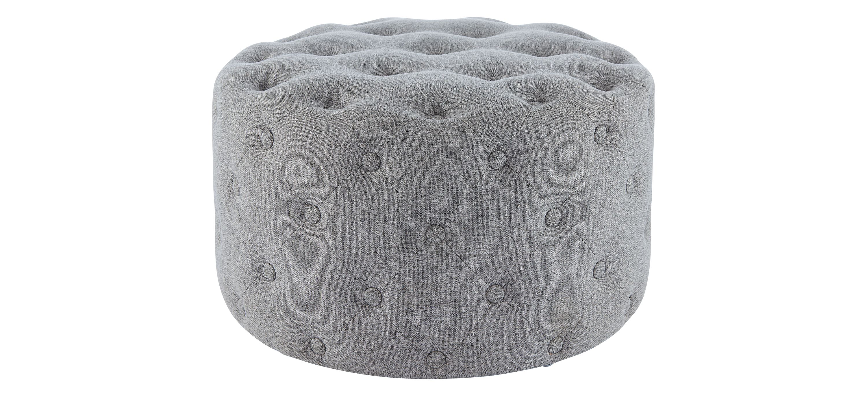 Lulu Round Tufted Ottoman