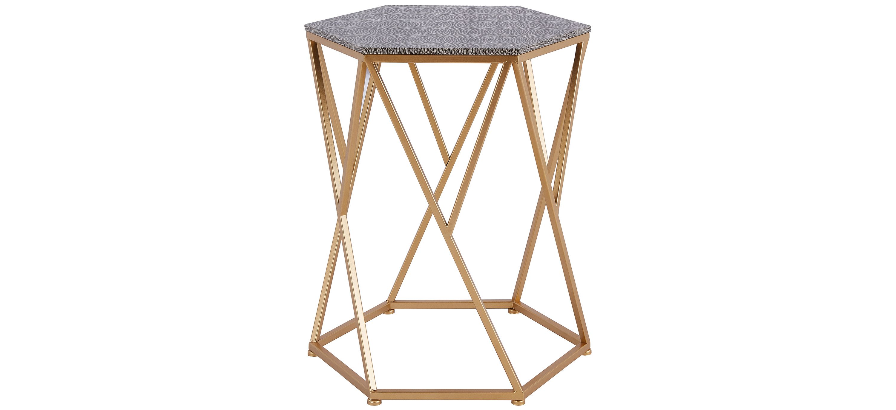 Cressa Faux Shagreen End Table