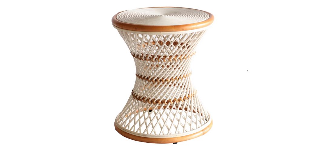 Kirby Rattan Round Stool