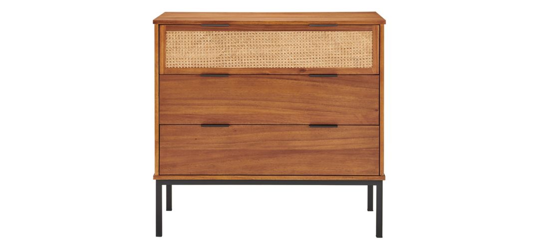 Caine Rattan 3-Drawer Chest