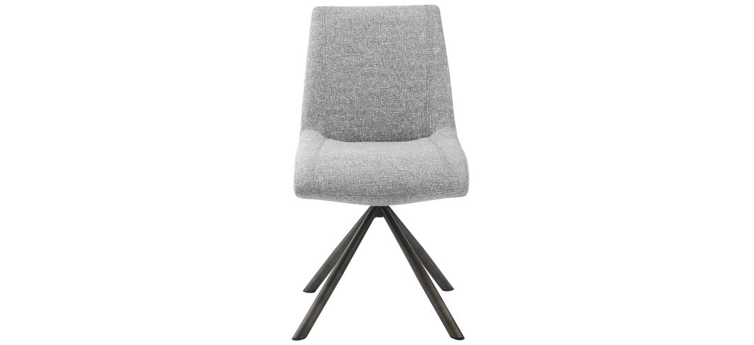 Viona Fabric Swivel Dining Side Chair (Set of 2)