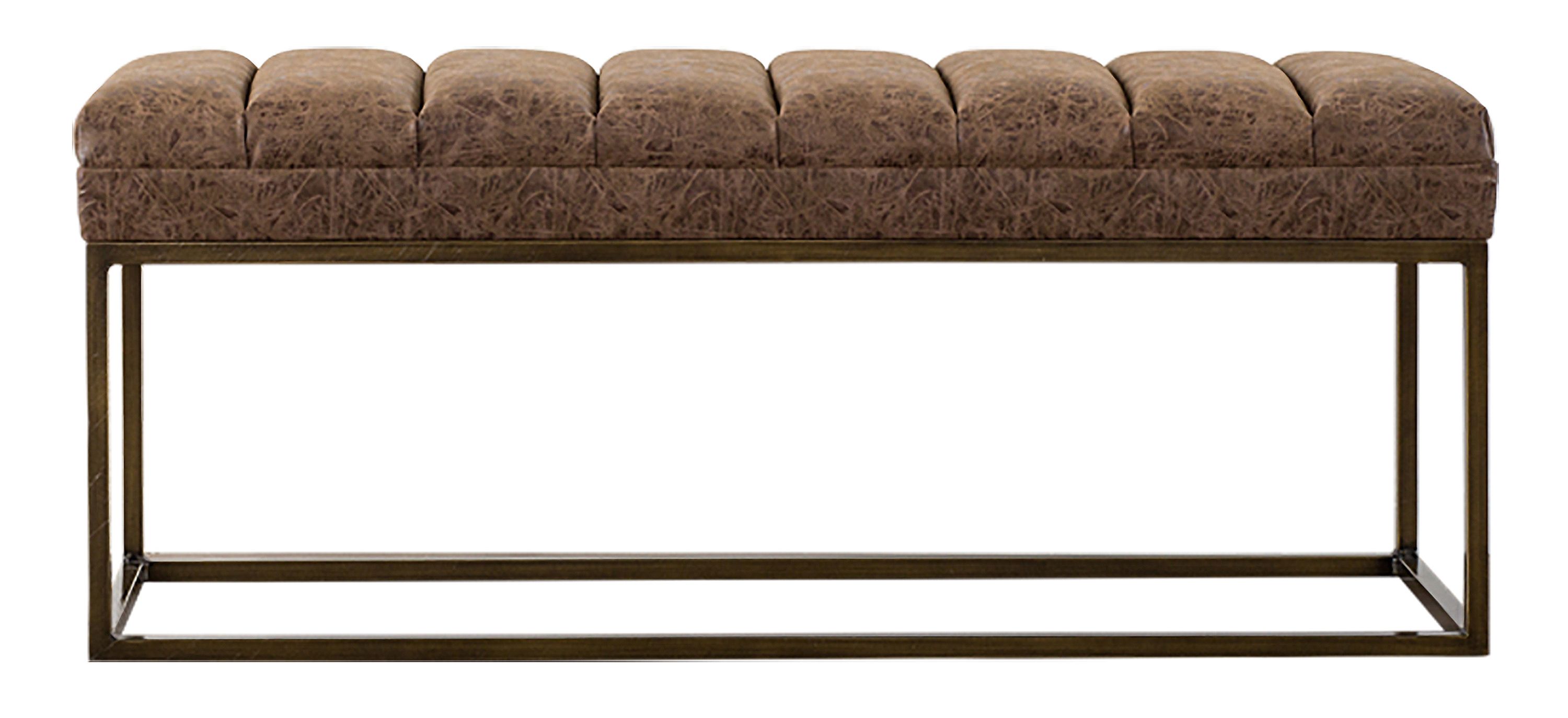 Darius PU Leather Bench