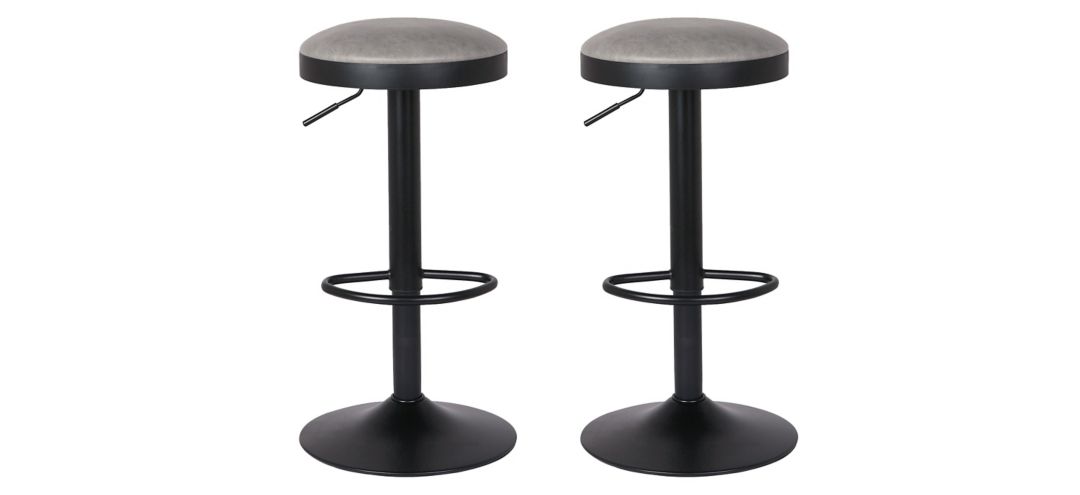 758139050 Juno Gaslift Backless Bar Stool: Set of 2 sku 758139050