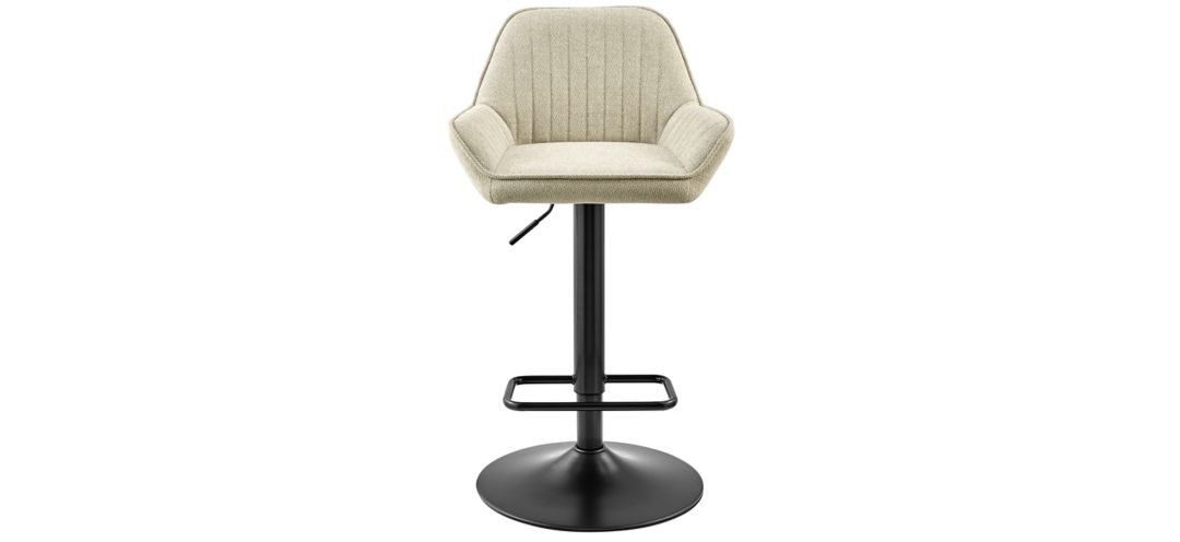 Luther Fabric Gaslift Swivel Bar Stool