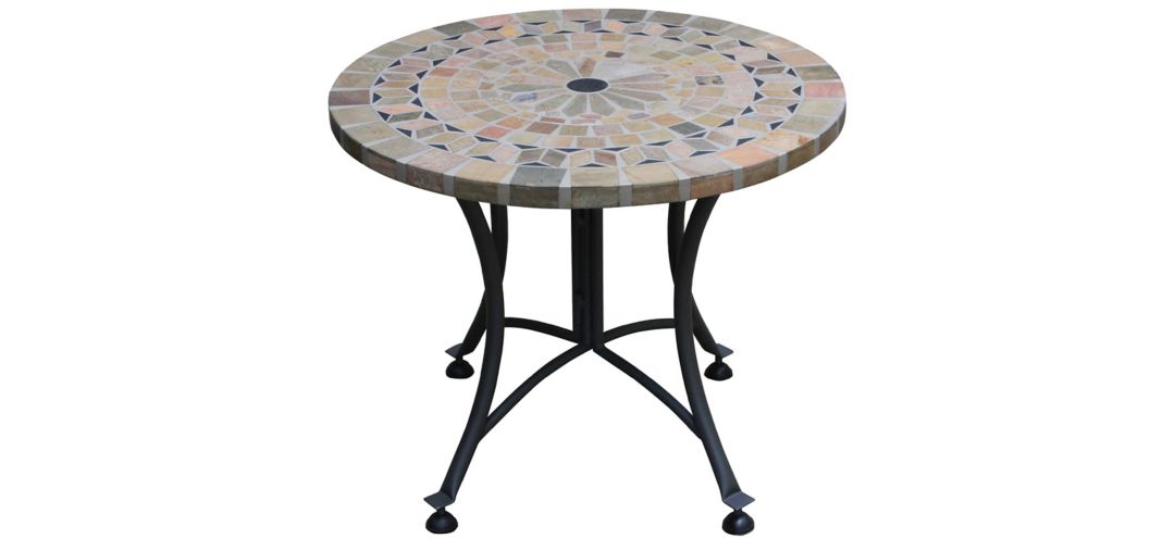 Beeks Outdoor Mosaic Accent Table
