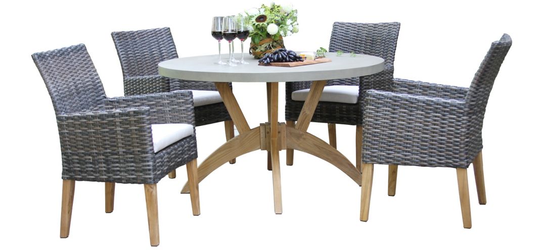 Cagle Outdoor 5-pc Dining Set
