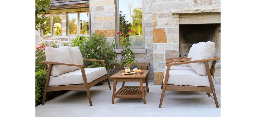 Monterey Eucalyptus 4-pc. Outdoor Seating Set