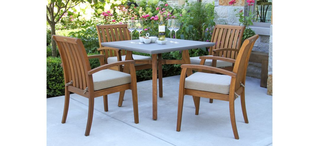 298161270 Park Lake 5-pc. Small Space Outdoor Dining Set w/  sku 298161270