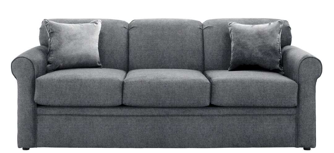 Luann Queen Sleeper Sofa The Luann queen sleeper sofa is a staple in any living space. This piece features an incredibly versatile upholstery that plays well with any decor, plus gorgeous matching pillows.