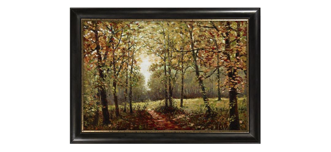 120035298 Fall Trees Framed Canvas Wall Art sku 120035298