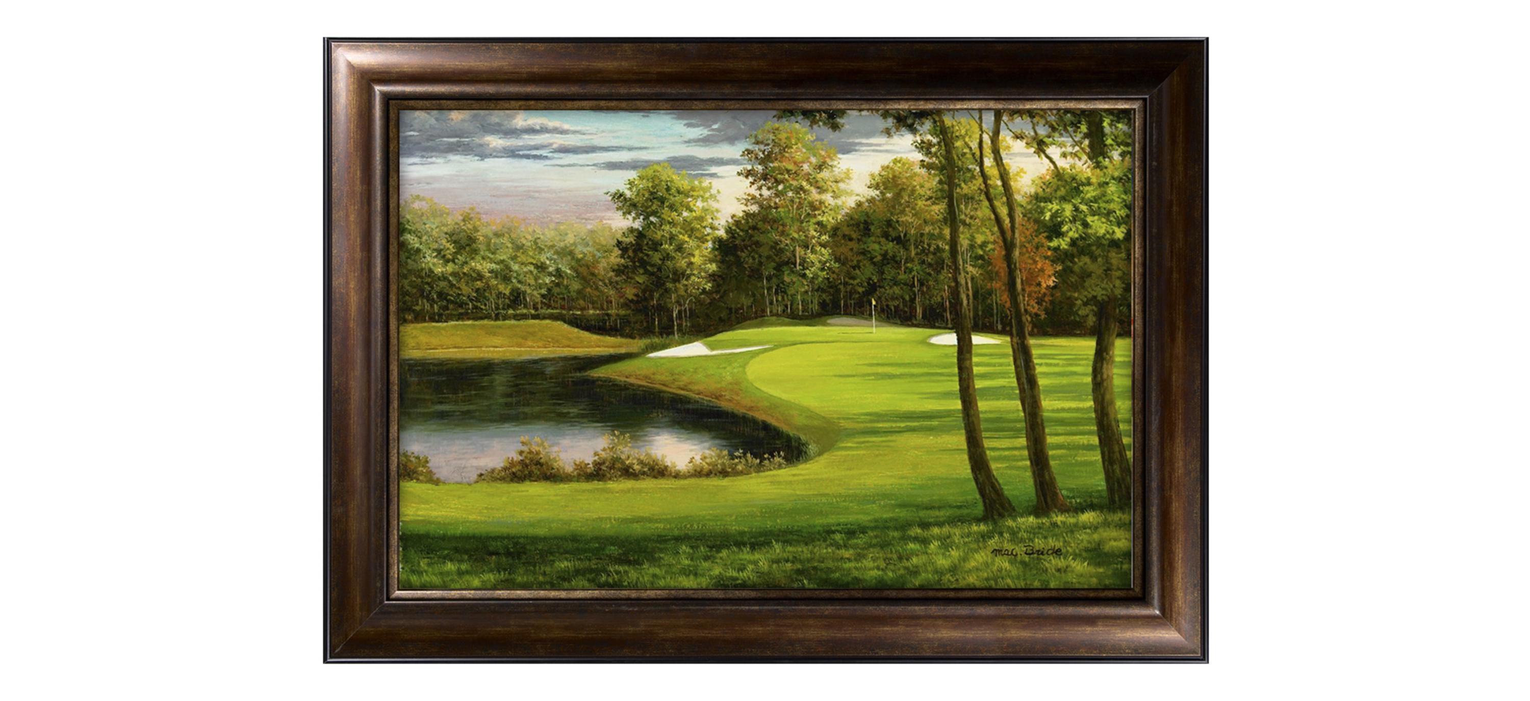 Sand Trap Framed Canvas Wall Art