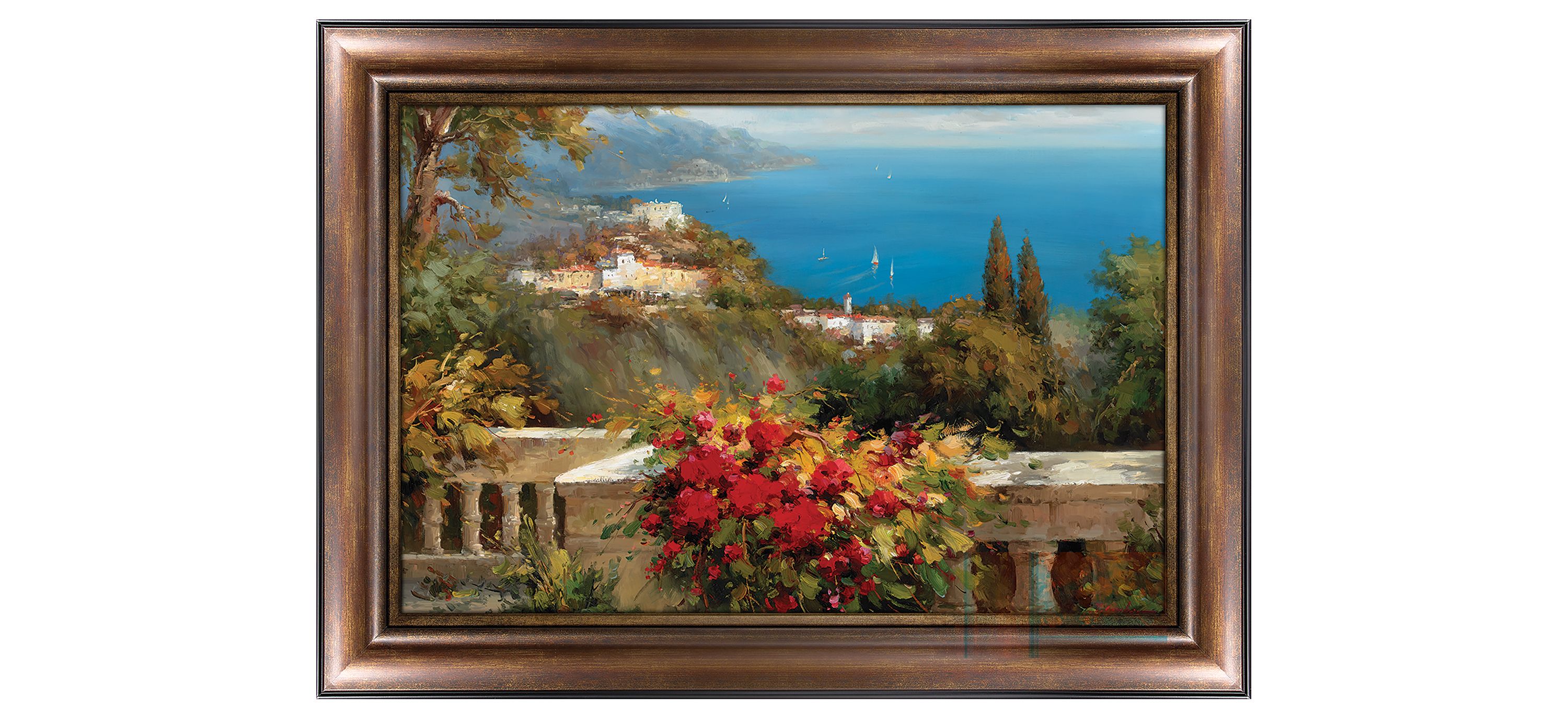Looking Over Heaven Canvas Wall Art