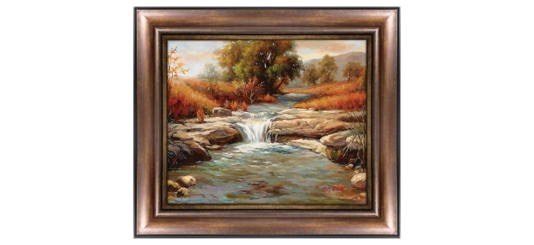 Autumn River Canvas Wall Art