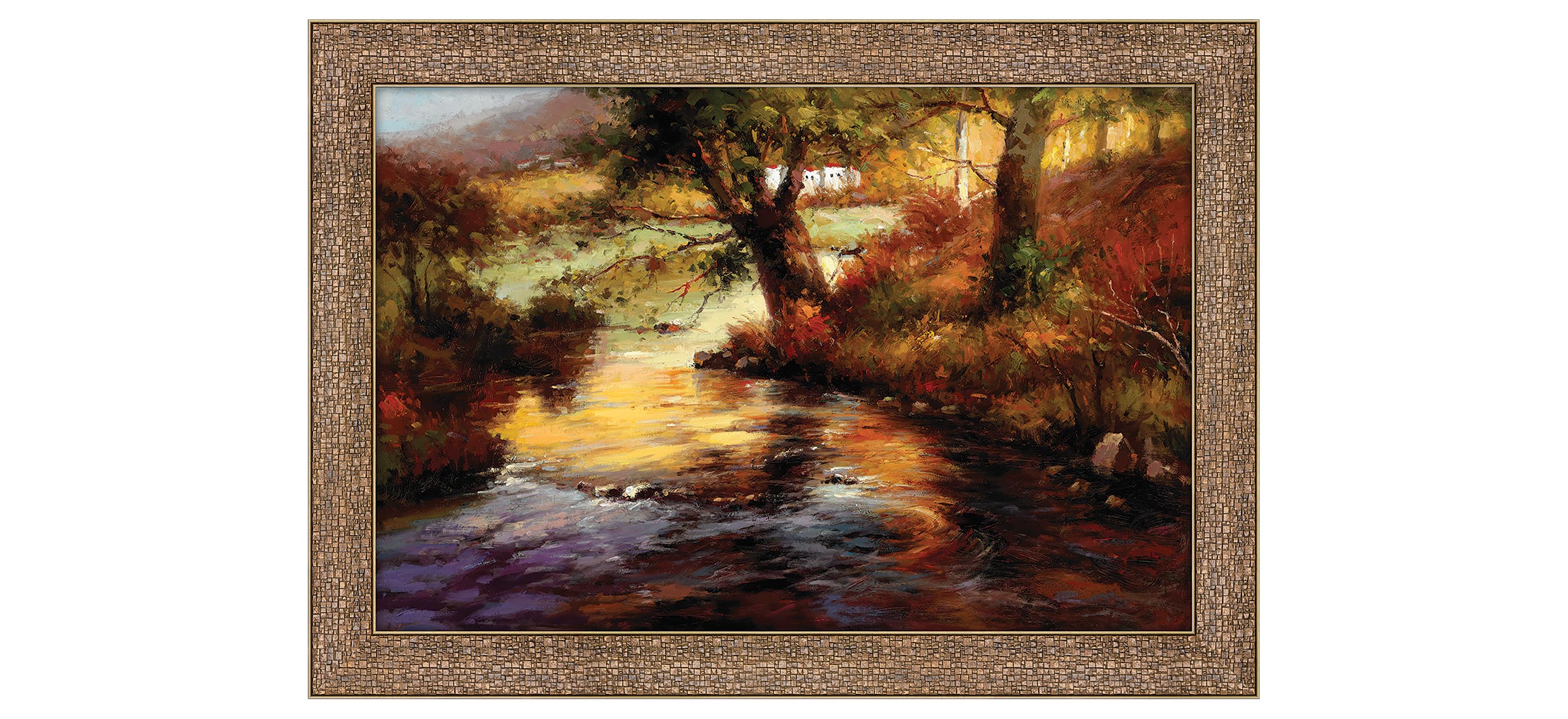 Streaming Along Canvas Wall Art