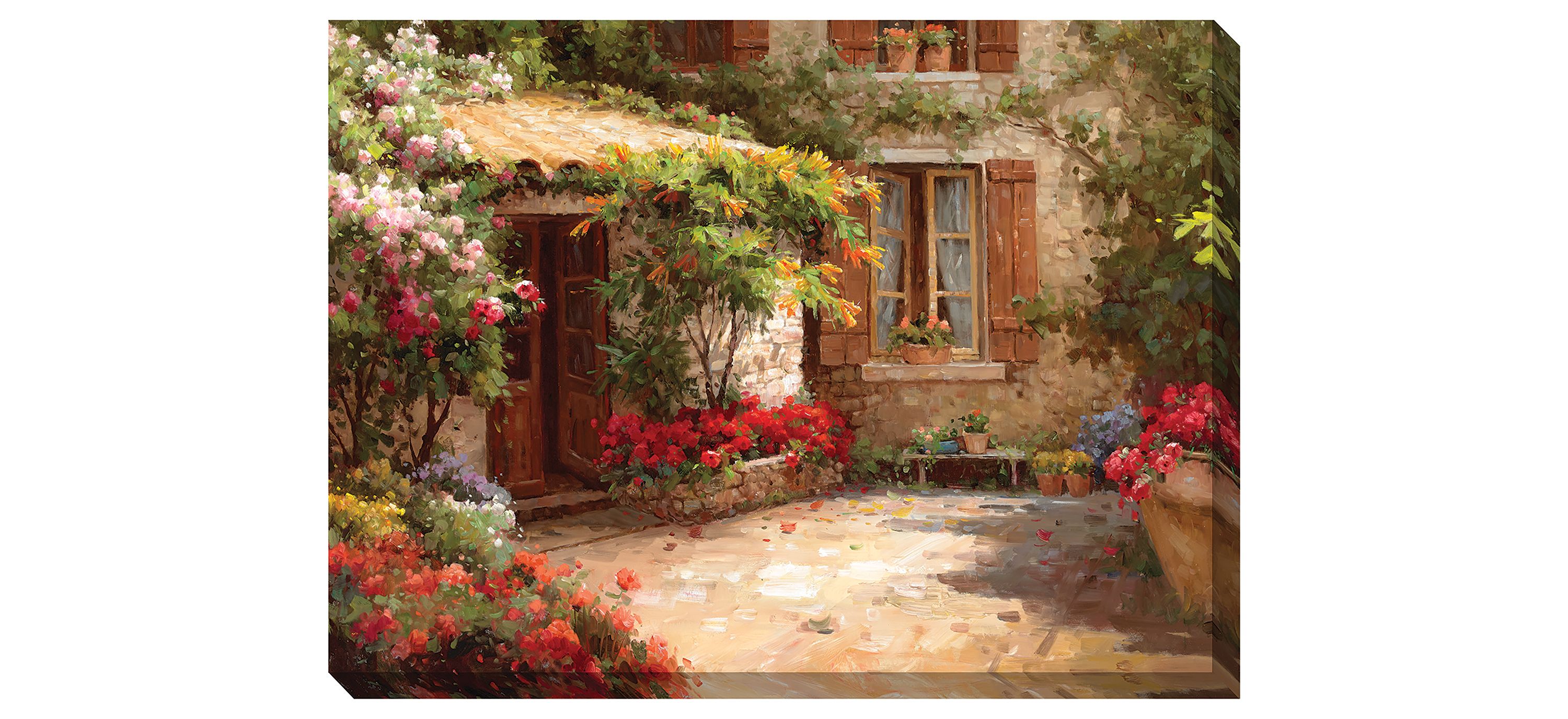 Welcoming Friends Canvas Wall Art