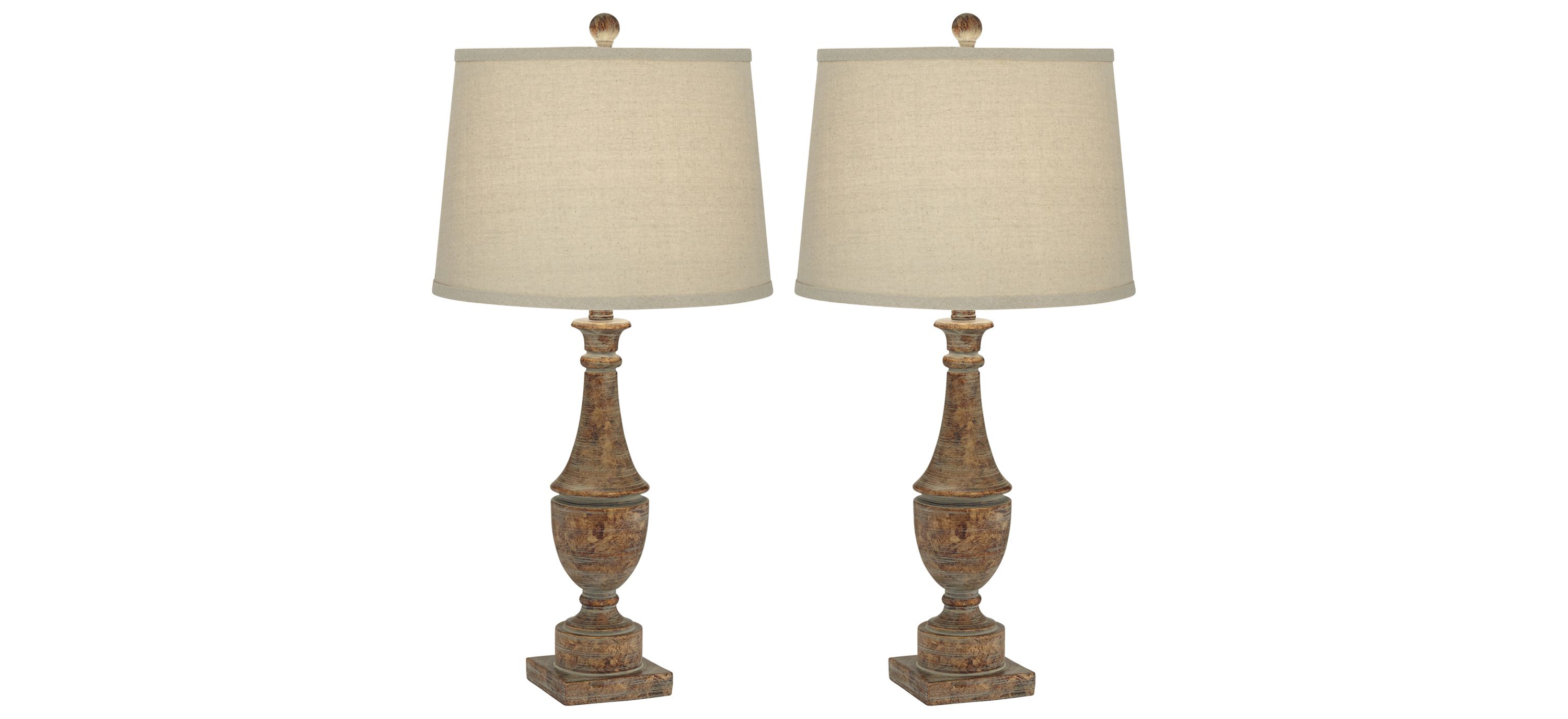 Collier Table Lamps: Set of 2