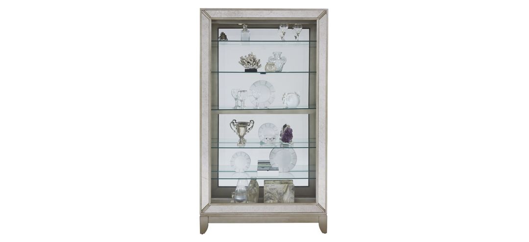374265100 Pulaski Antique Style Mirrored Curio Cabinet sku 374265100