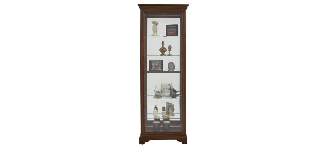 374276530 Pulaski Mirrored Gallery Curio Cabinet sku 374276530