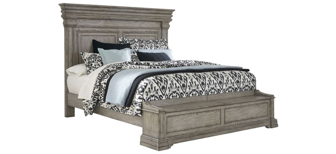 598160910 Madison Ridge Cal King Panel Bed with Blanket Ches sku 598160910