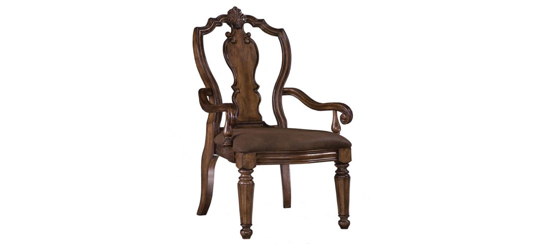 San Mateo Carved Back Arm Chair