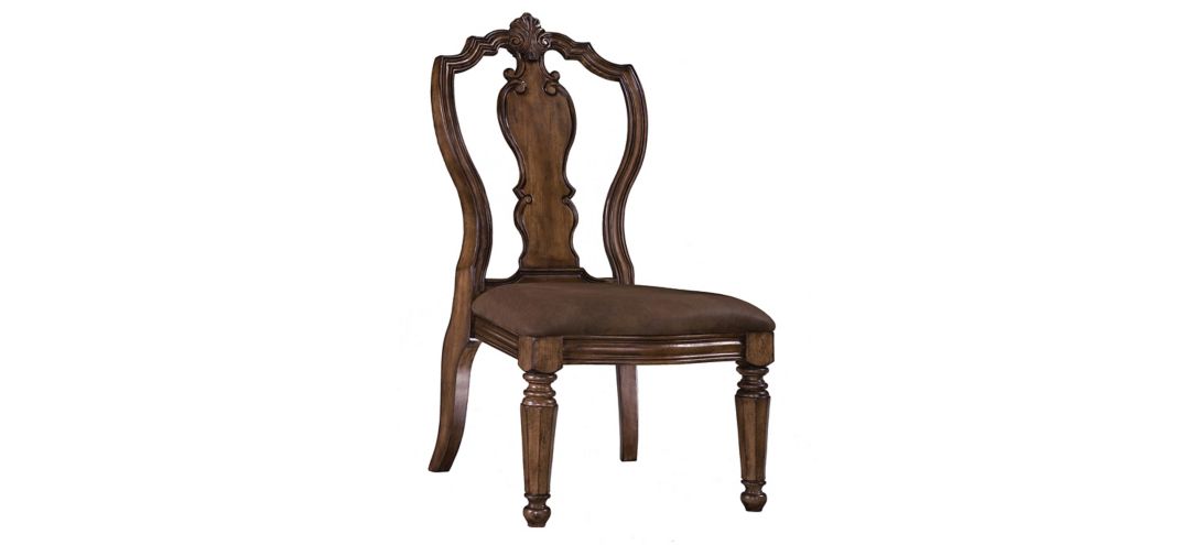 San Mateo Carved Back Side Chair