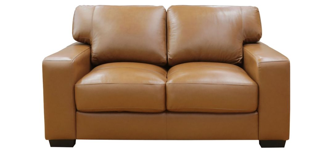 Bordeaux Leather Loveseat