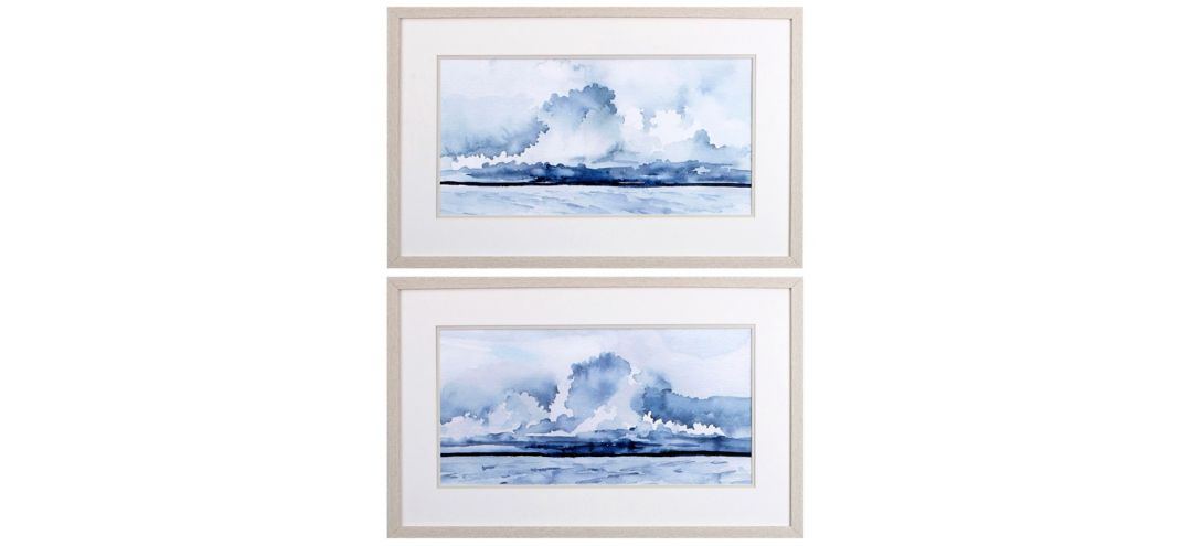 120190777 Passing Rain Storm Wall Art S/2 sku 120190777