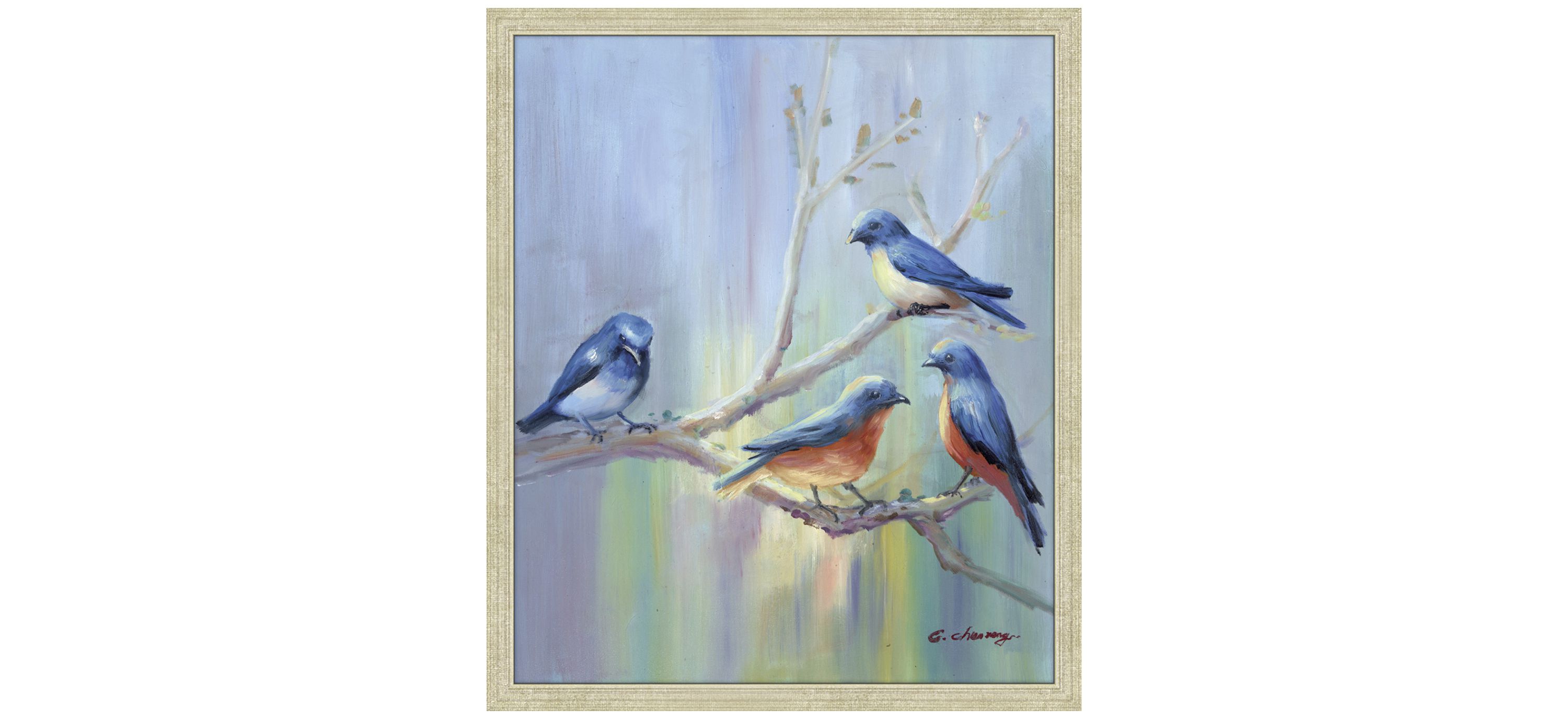 Bird Bonding 2 Wall Art