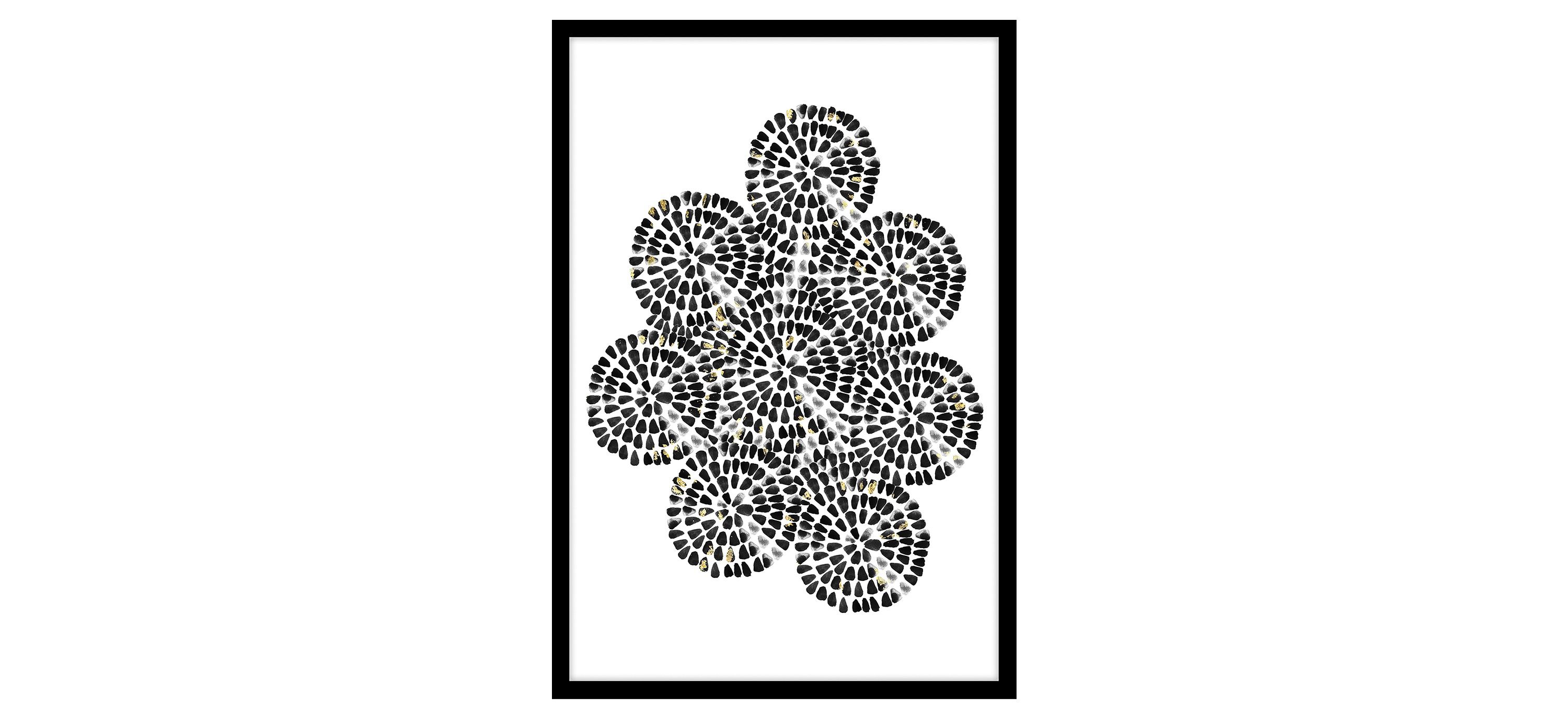 Array Black - Multi Petals Wall Art