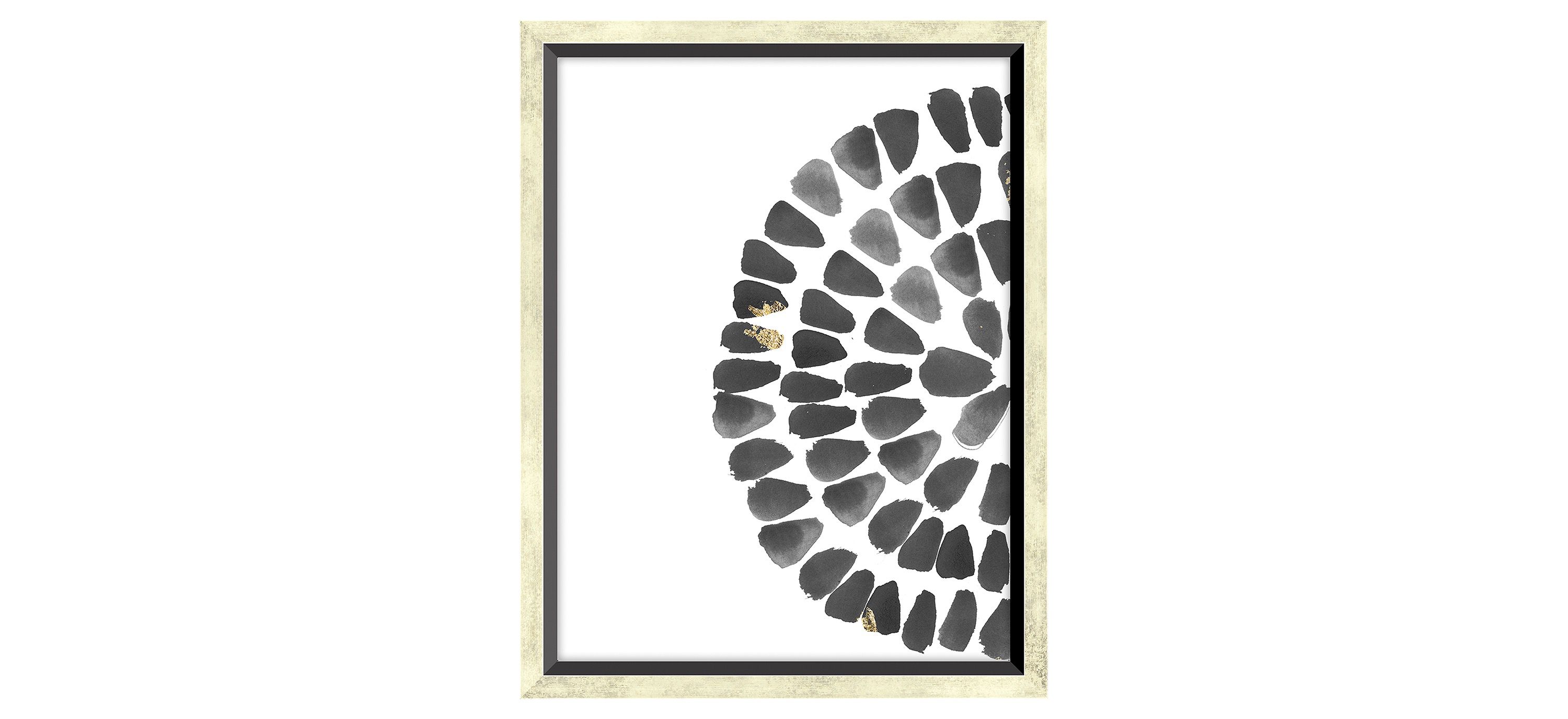 Array Black  - Petal 2 Wall Art