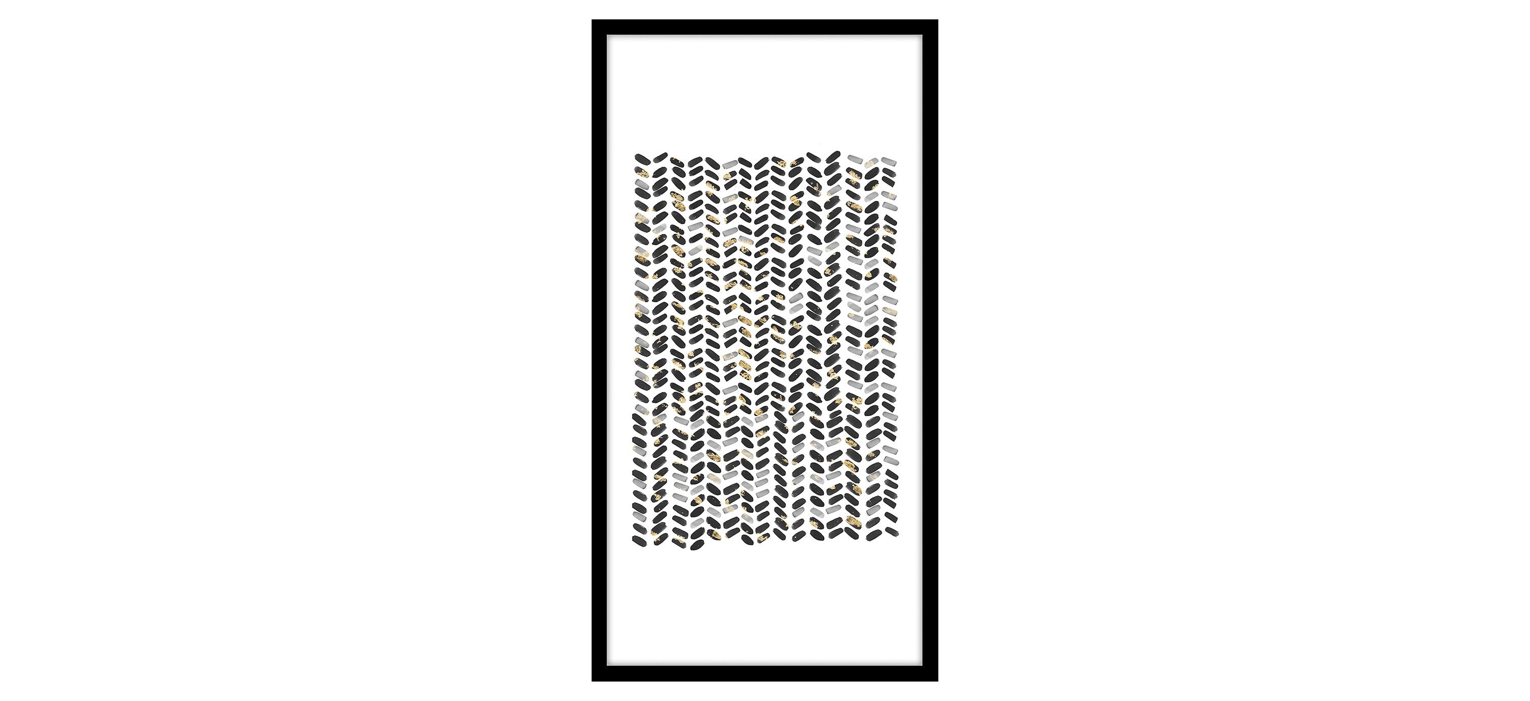 Array Black - Chevron Wall Art