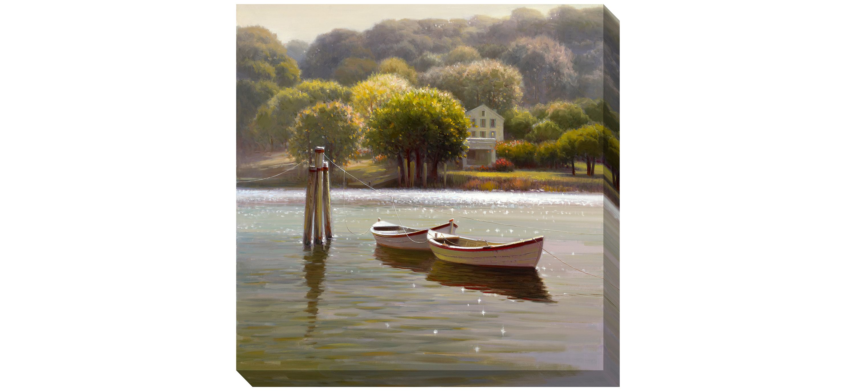 Sparkle in the Water Canvas Wall Art