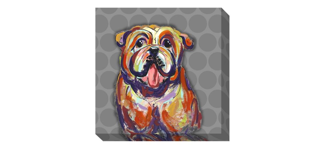 Bulldog Canvas Wall Art