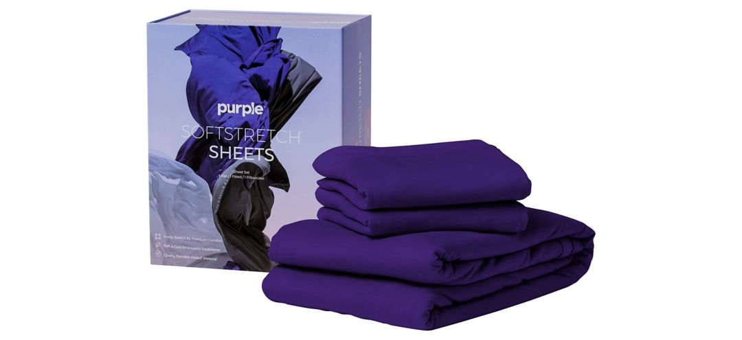 497032246 Purple SoftStretch Sheets sku 497032246