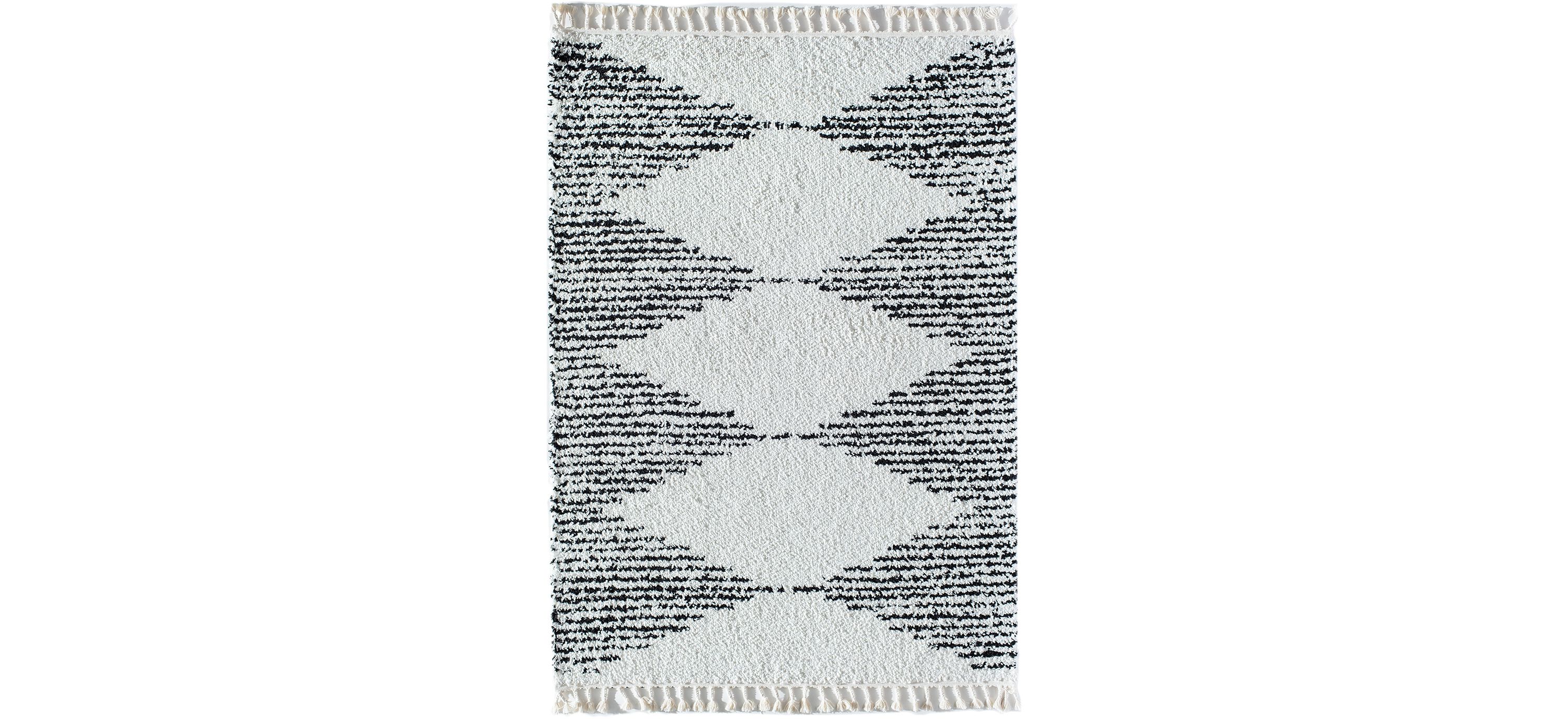Moon Heath White Area Rug