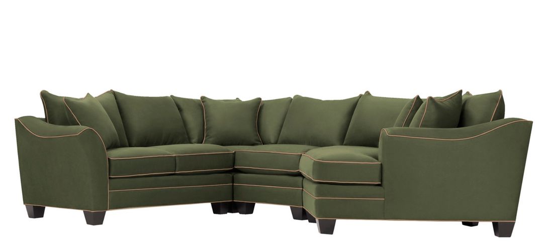 285296340 Foresthill 4-pc. Right Hand Cuddler Sectional Sofa sku 285296340