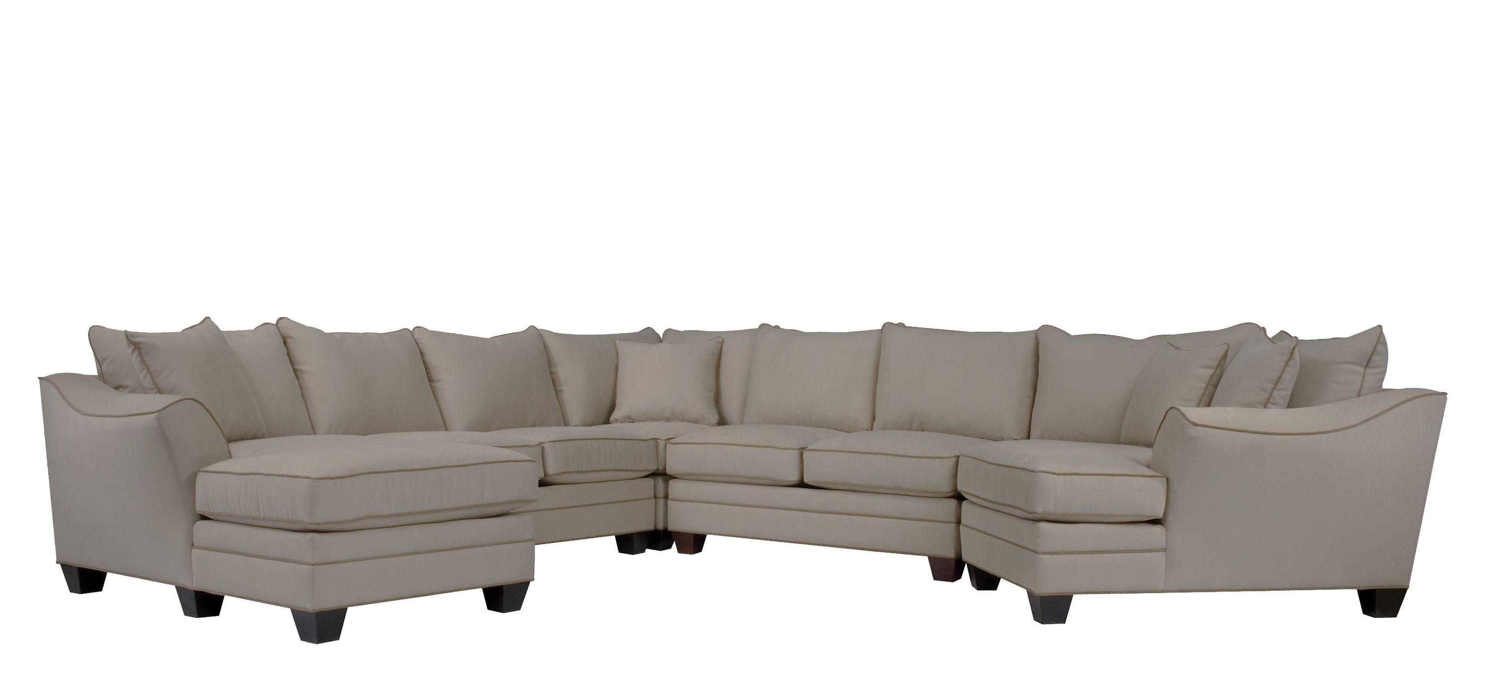 Foresthill 5-pc. Microfiber Sectional Sofa