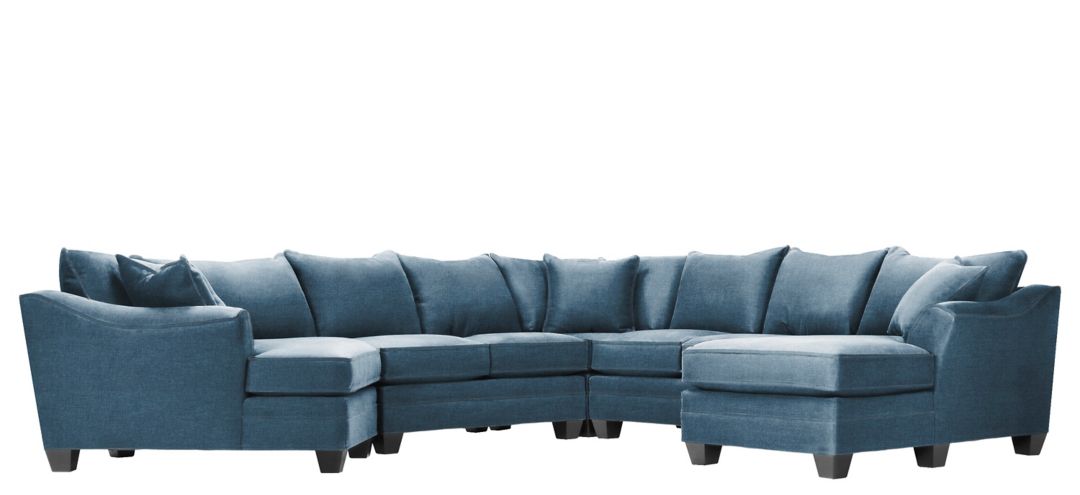 288191540 Foresthill 5-pc. Right Hand Facing Sectional Sofa sku 288191540