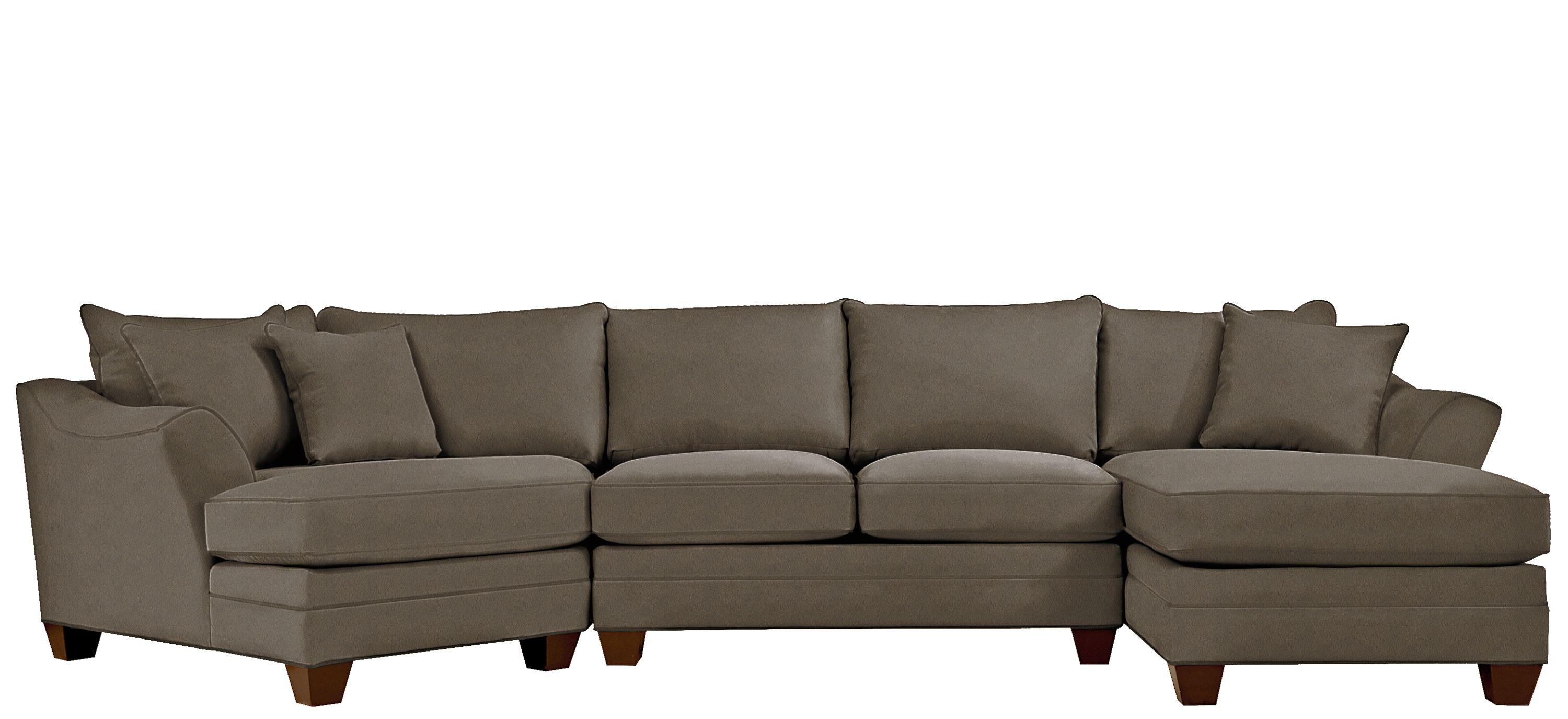 Foresthill 3-pc. Right Hand Facing Microfiber Sectional Sofa